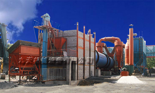 煤泥干燥設(shè)備熱風爐除塵烘干圖