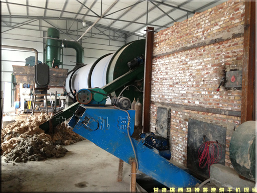 馬鈴薯渣烘干機設(shè)備圖