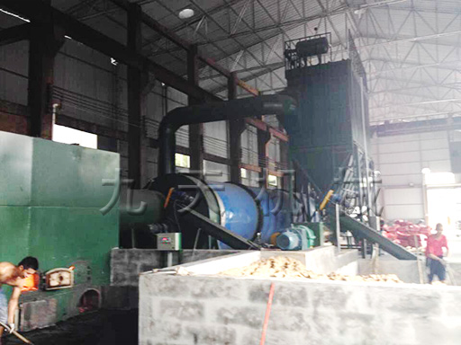 薯渣烘干機(jī)客戶現(xiàn)場(chǎng)圖