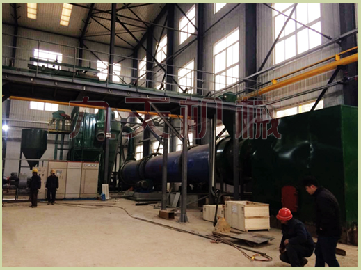 膨潤土烘干機(jī)洛陽現(xiàn)場安裝圖